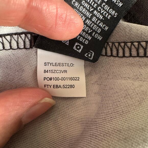 NWT Violets & Roses Square Neck Long Sleeve Floral Shirt Top Blouse Romantic XXL - Picture 6 of 9